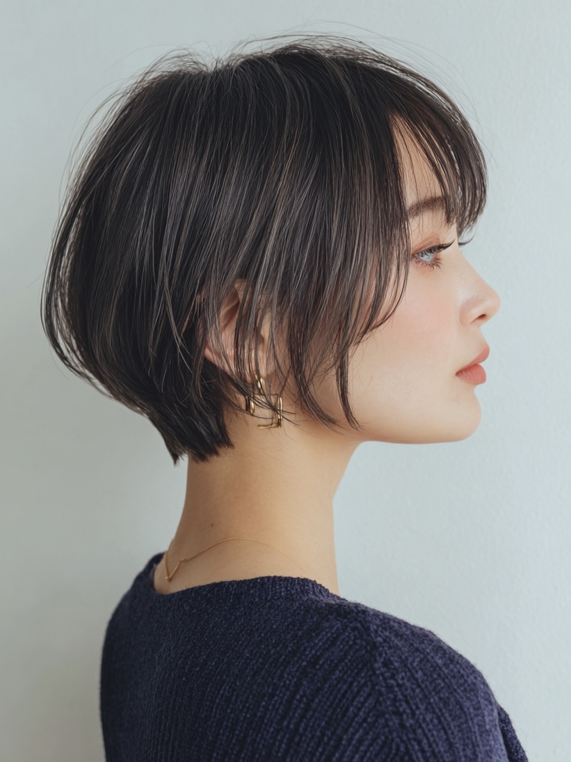 【横顔で差がつく♪洗練マッシュショート】 ｜スノードロップ 美容室 スタッフブログ