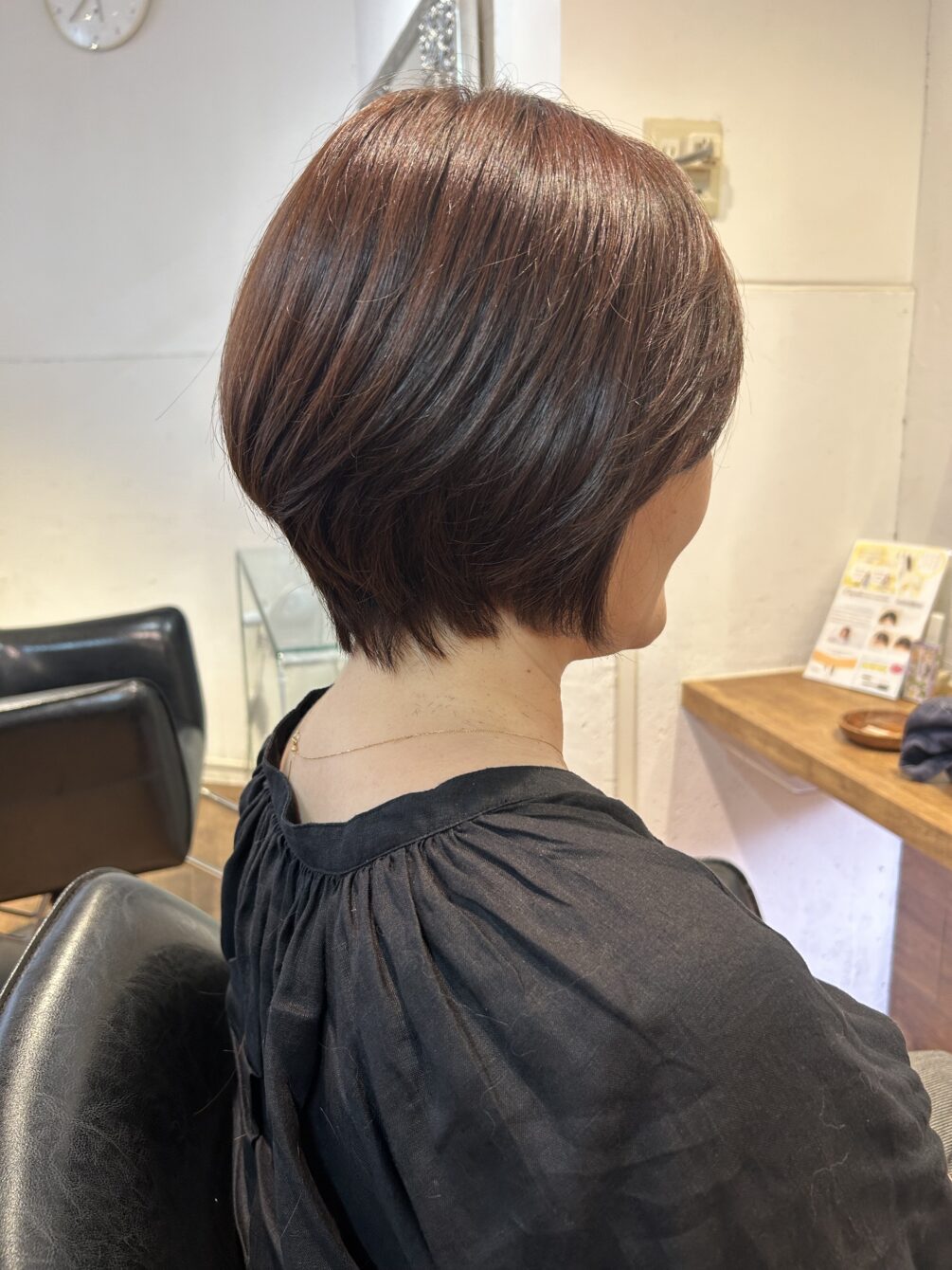 丸みとツヤ感を大切にした大人ショートボブスタイルで |スノードロップ 美容室 スタッフブログ