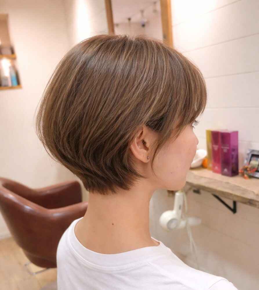 さりげない丸みが美しい、大人のショートボブ |スノードロップ 美容室 スタッフブログ
