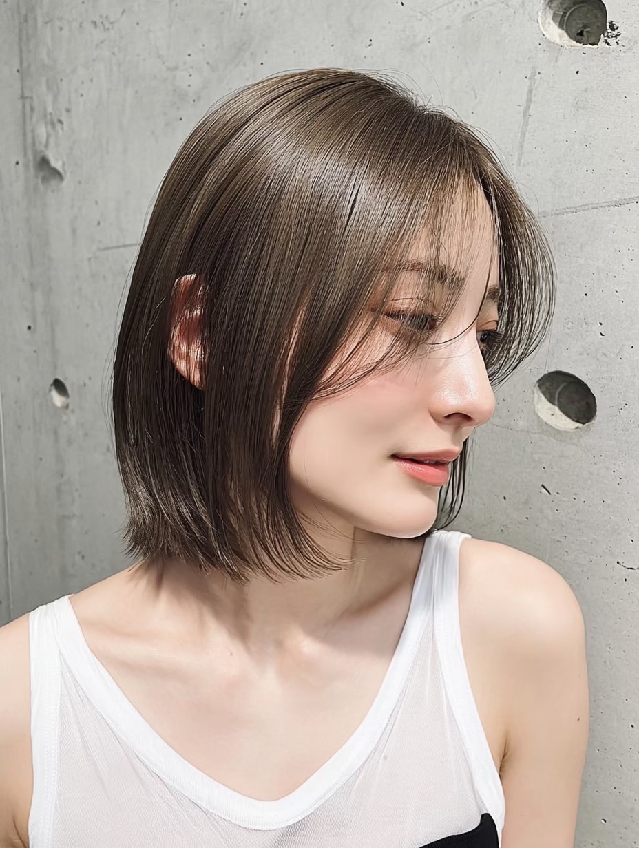 大人女性に人気♪透明感カラー×ナチュラルボ ｜スノードロップ 美容室 スタッフブログ