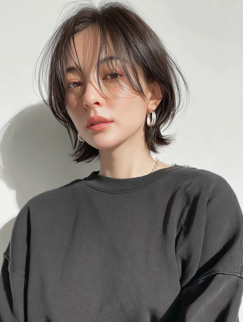 今っぽい抜け感が人気♪大人のくびれボブスタイル |スノードロップ 美容室 スタッフブログ